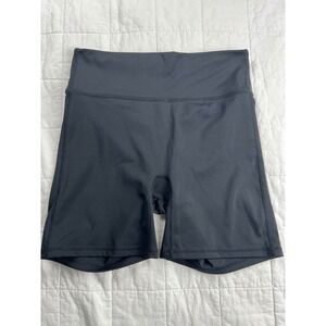Fabletics Motion365 Plus Black High Waisted Bike Shorts Women's Athletic Workout